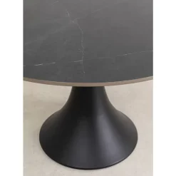 Tisch Grande Possibilita Schwarz O120Cm