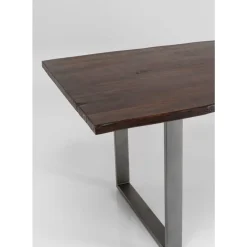 Tisch Harmony Dunkel Rohstahl 160X80