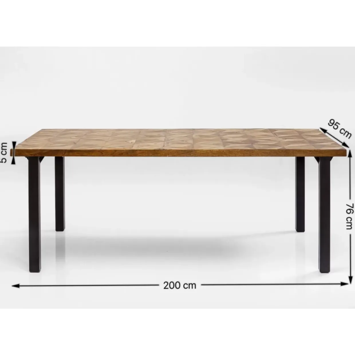 Tisch Illusion Gold 200X95Cm