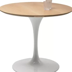 Tisch Invitation Set Eiche Weiss O90Cm