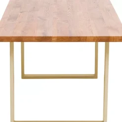 Tisch Jackie Eiche Messing 160X80