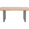 Tisch Jackie Eiche Rohstahl 160X80