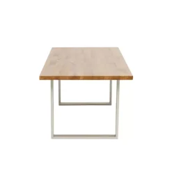 Tisch Jackie Eiche Silber 160X80