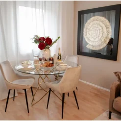 Tisch Molekular Gold O120Cm