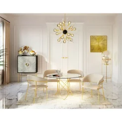 Tisch Molekular Gold O120Cm