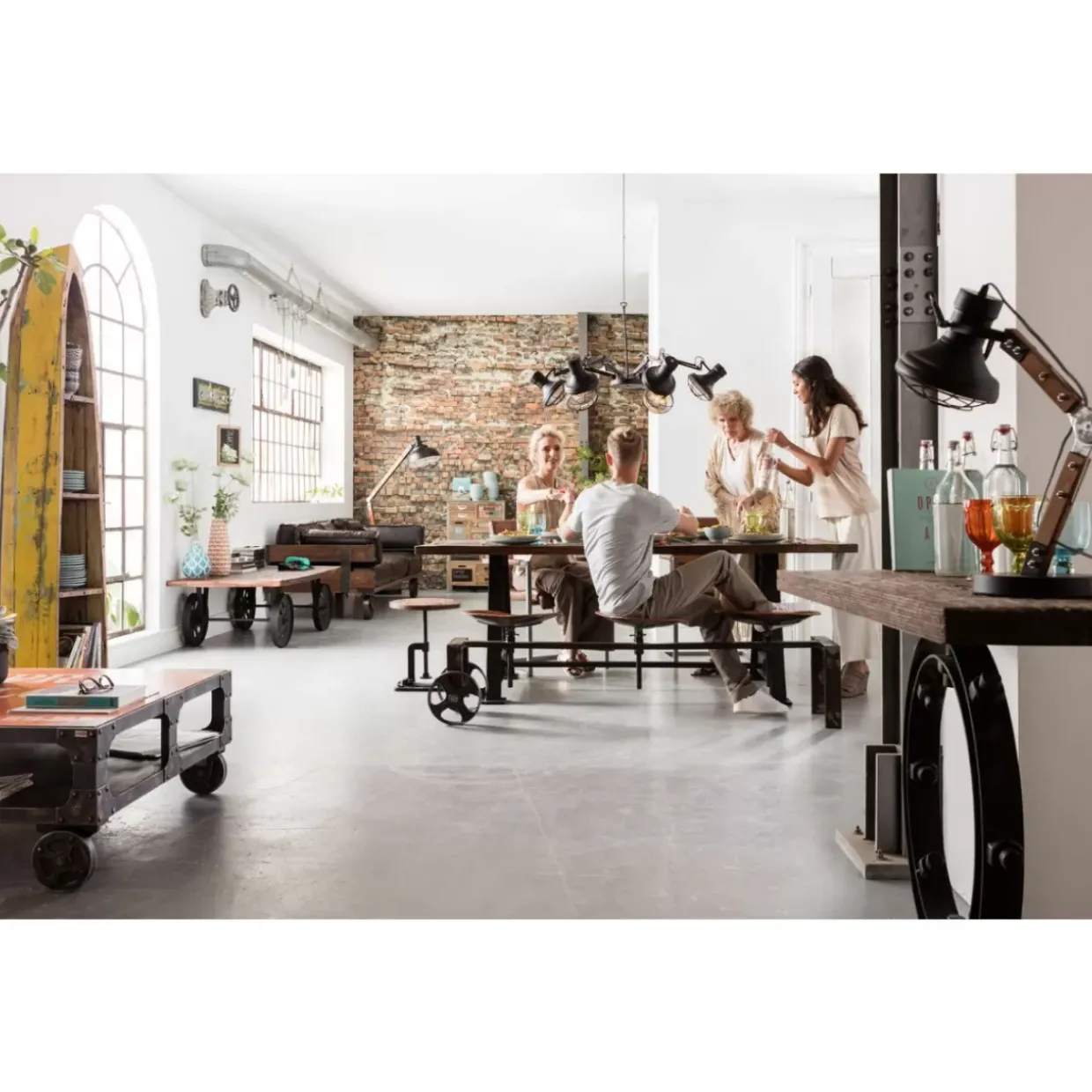 Tisch Railway Unikat 210X100Cm