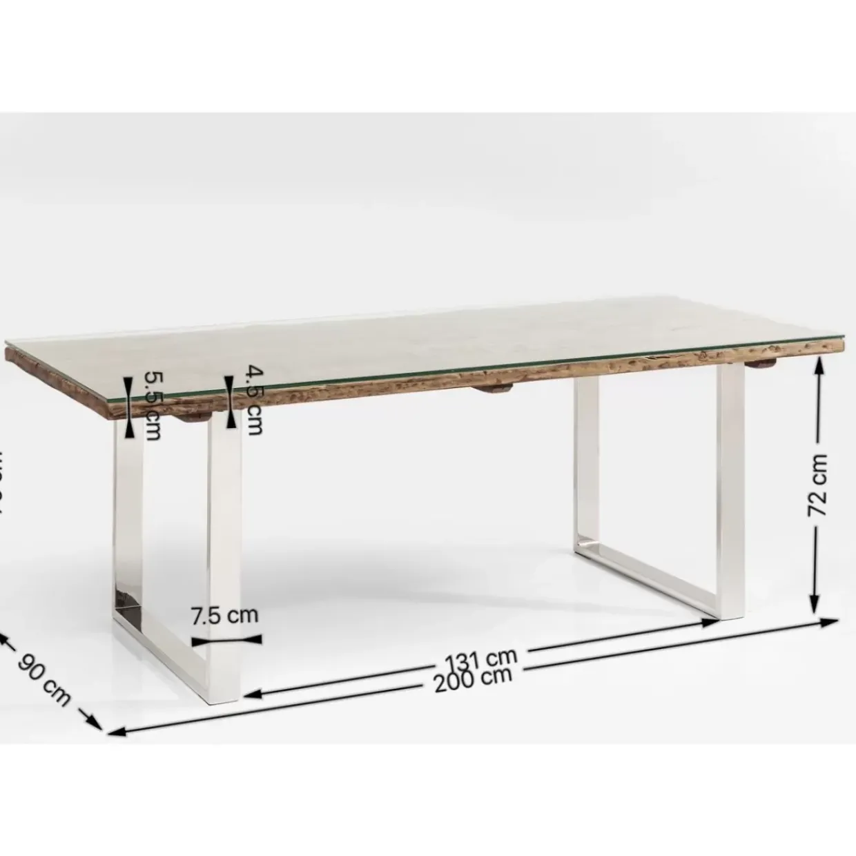 Tisch Rustico 200X90Cm