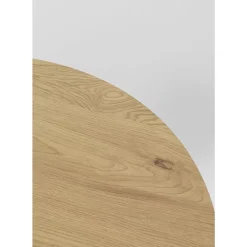 Tisch Schickeria Eichenoptik Weis O80Cm