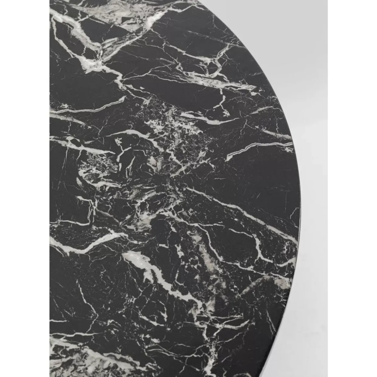 Tisch Schickeria Marmor Schwarz O110Cm