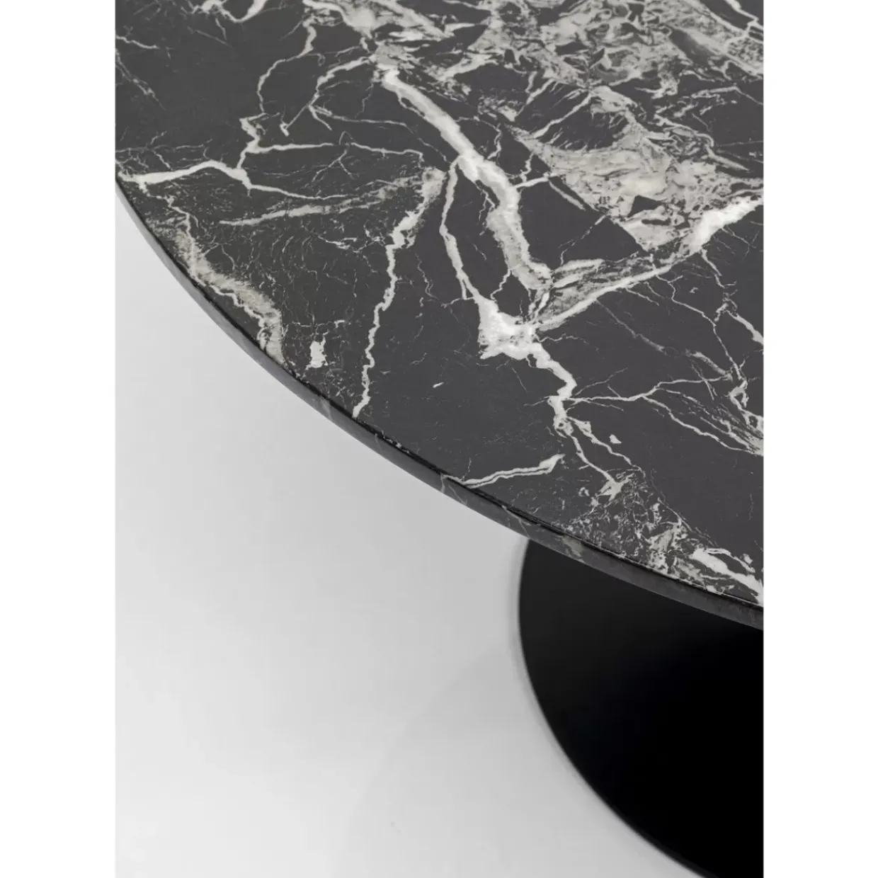 Tisch Schickeria Marmor Schwarz O110Cm