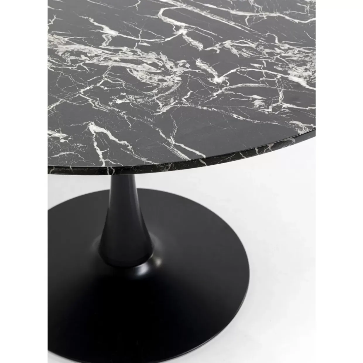 Tisch Schickeria Marmor Schwarz O110Cm