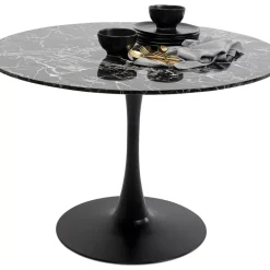 Tisch Schickeria Marmor Schwarz O110Cm