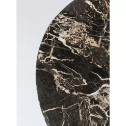 Tisch Schickeria Marmor Schwarz O80Cm