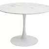 Tisch Schickeria Marmor Weis O110Cm