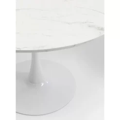 Tisch Schickeria Marmor Weis O110Cm