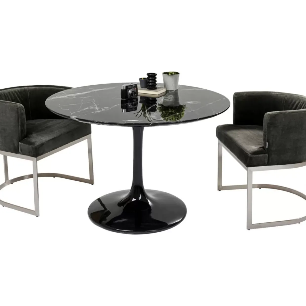 Tisch Solo Marble Schwarz O110