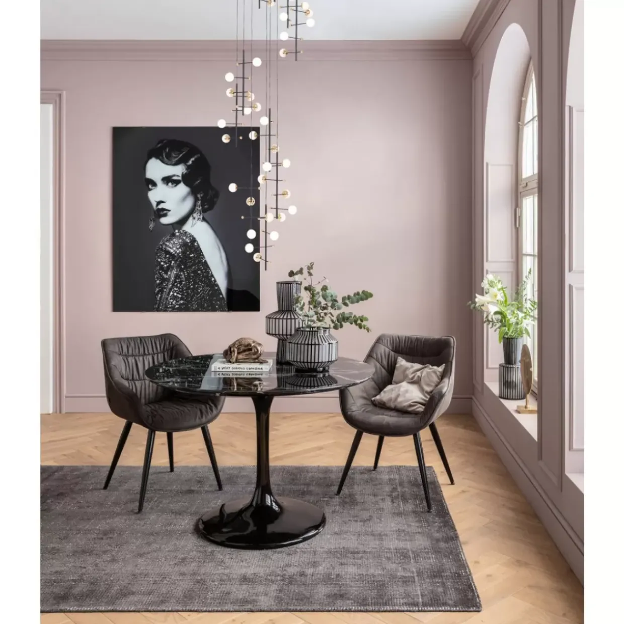 Tisch Solo Marble Schwarz O110