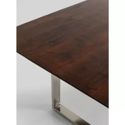 Tisch Symphony Dunkel Chrom 160X80