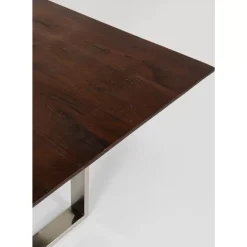 Tisch Symphony Dunkel Chrom 180X90