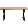 Tisch Symphony Eiche Cross Schwarz 200X100Cm
