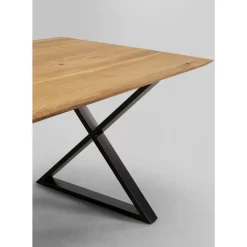 Tisch Symphony Eiche Cross Schwarz 200X100Cm