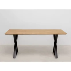 Tisch Symphony Eiche Cross Schwarz 180X90Cm