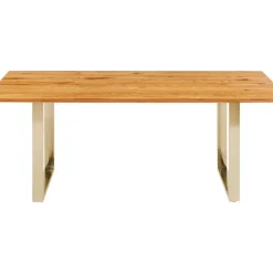 Tisch Symphony Eiche Messing 180X90