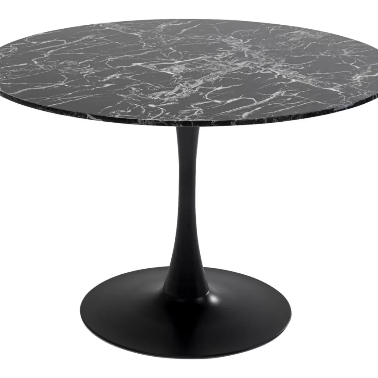 Tisch Veneto Marmor Schwarz O110Cm