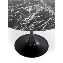 Tisch Veneto Marmor Schwarz O110Cm