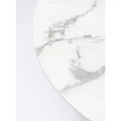 Tisch Veneto Marmor Weis O110Cm