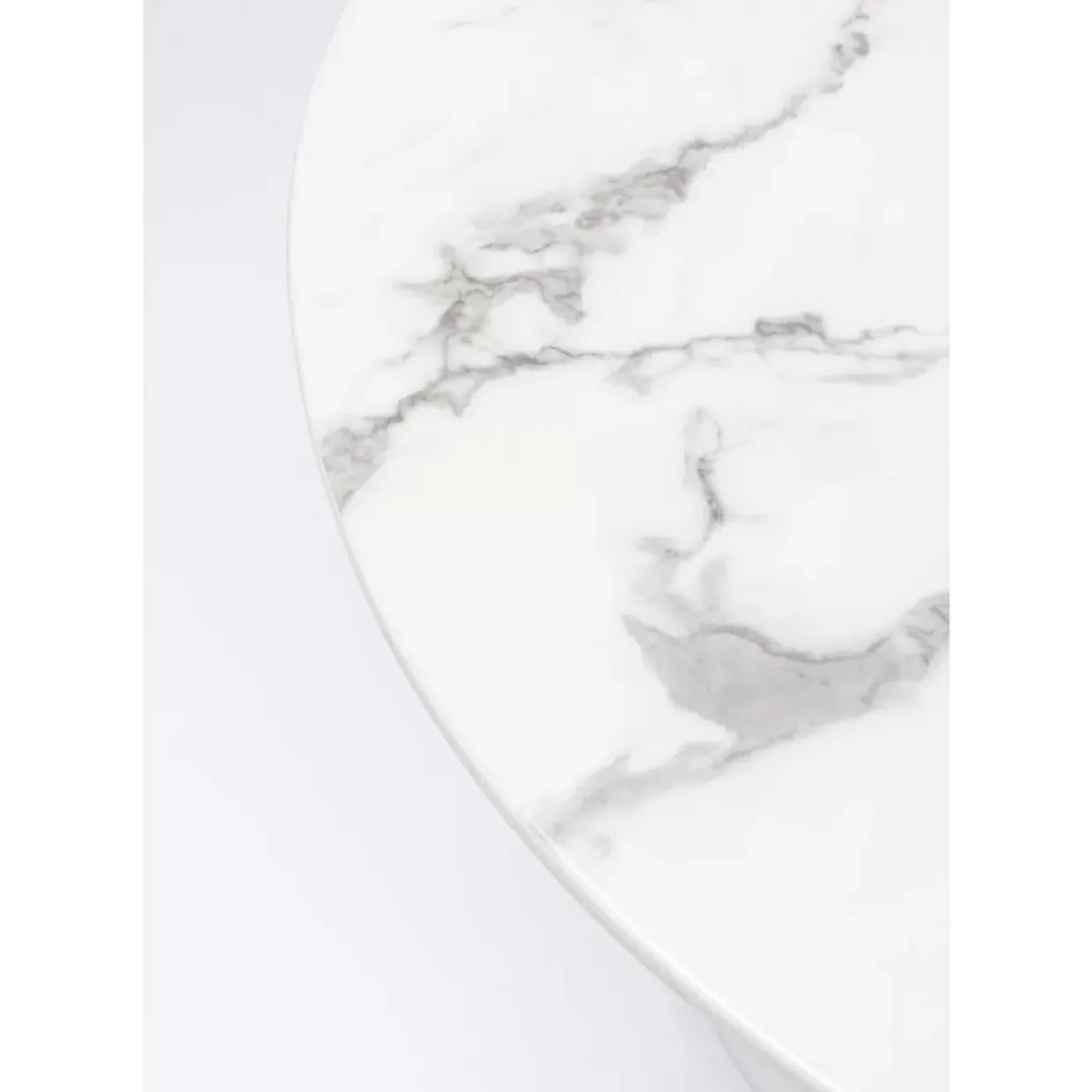 Tisch Veneto Marmor Weis O110Cm