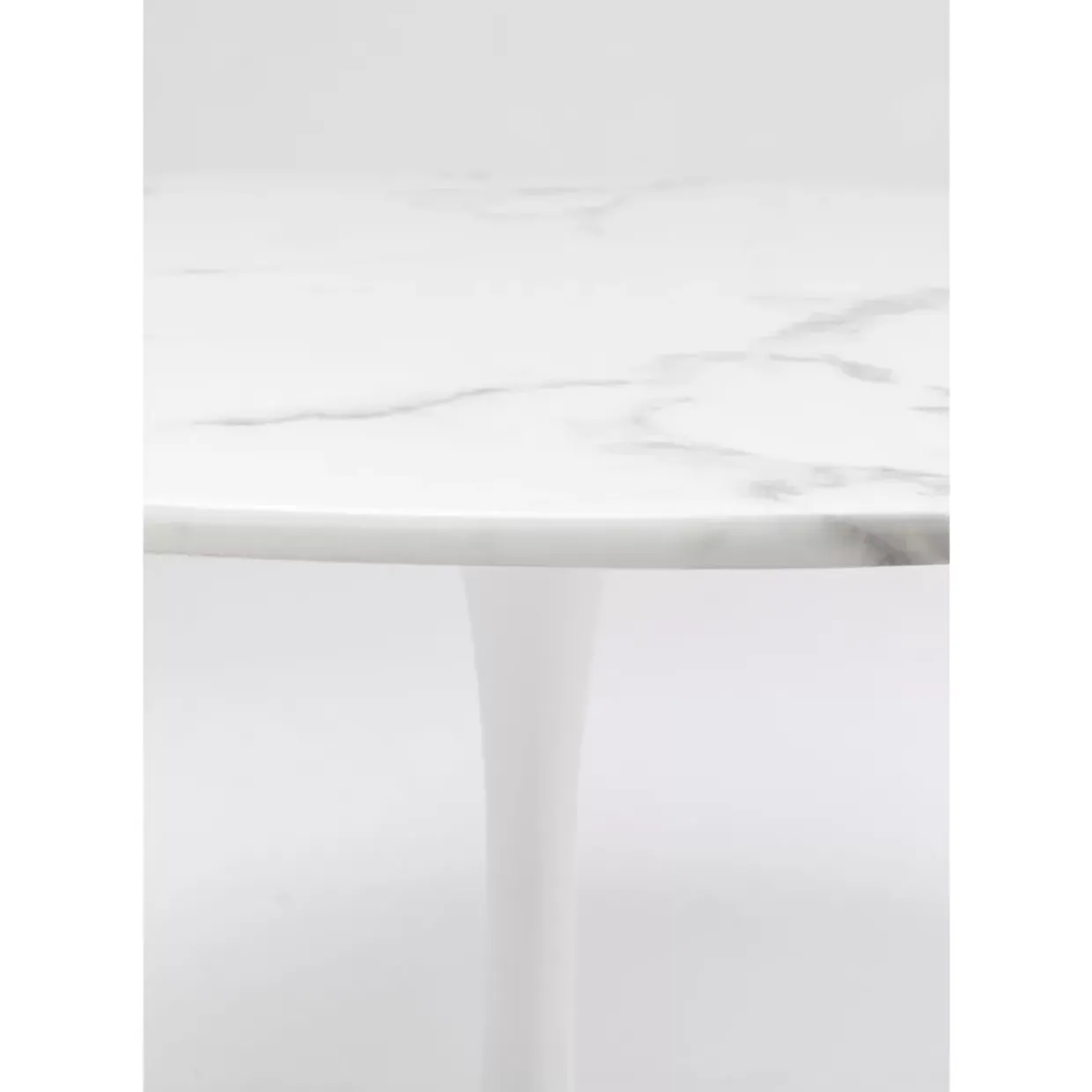 Tisch Veneto Marmor Weis O110Cm