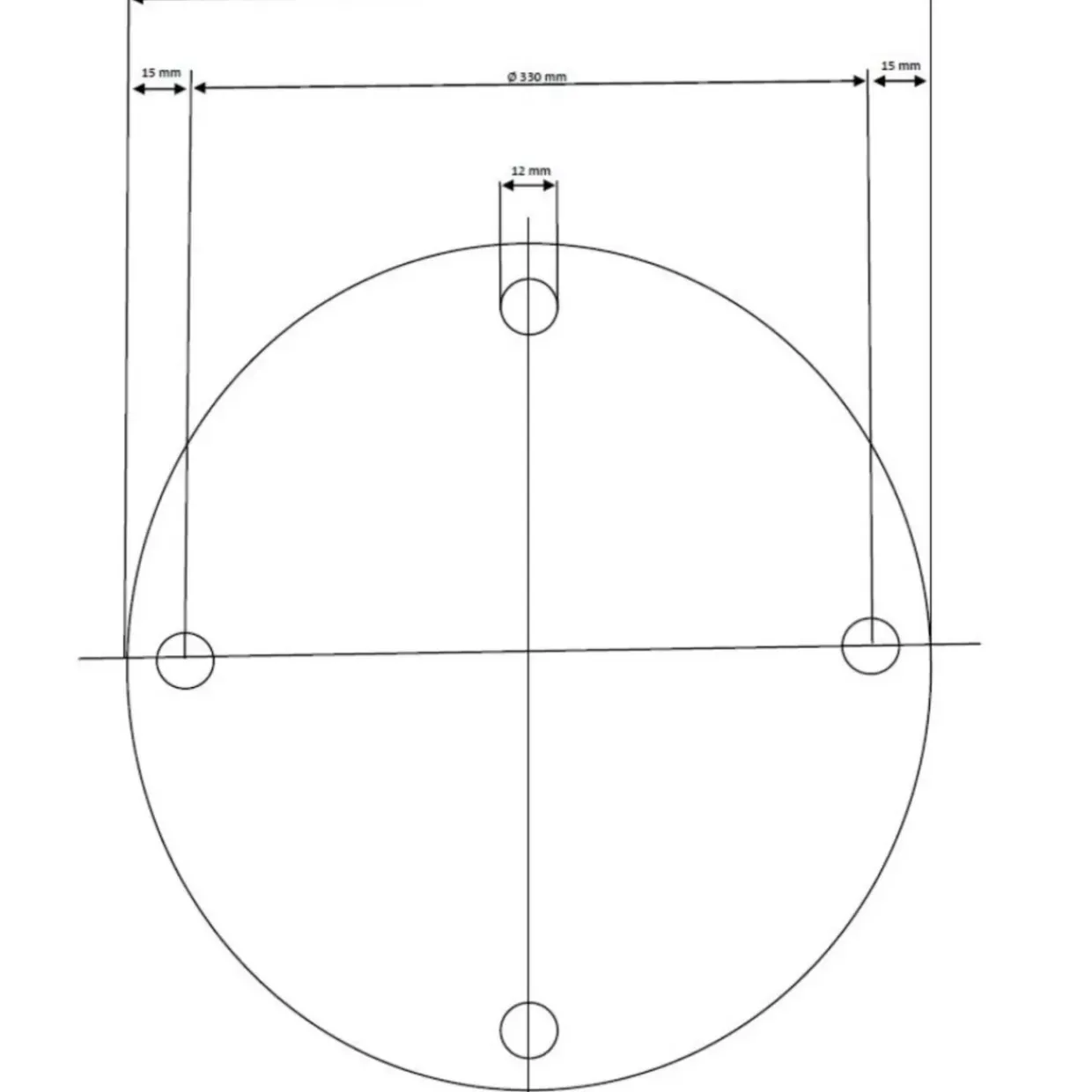 Tischgestell Invitation Black O60Cm