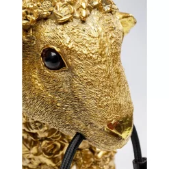 Tischleuchte Animal Flower Sheep Gold 36Cm