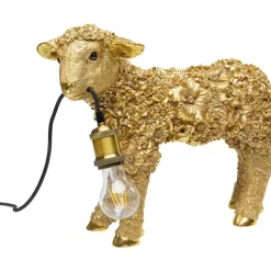 Tischleuchte Animal Flower Sheep Gold 36Cm