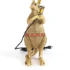 Tischleuchte Animal Kangaroo Gold 46Cm