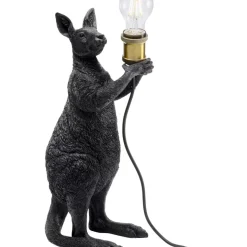 Tischleuchte Animal Kangaroo Schwarz Matt 46Cm