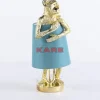 Tischleuchte Animal Monkey Gold Blau