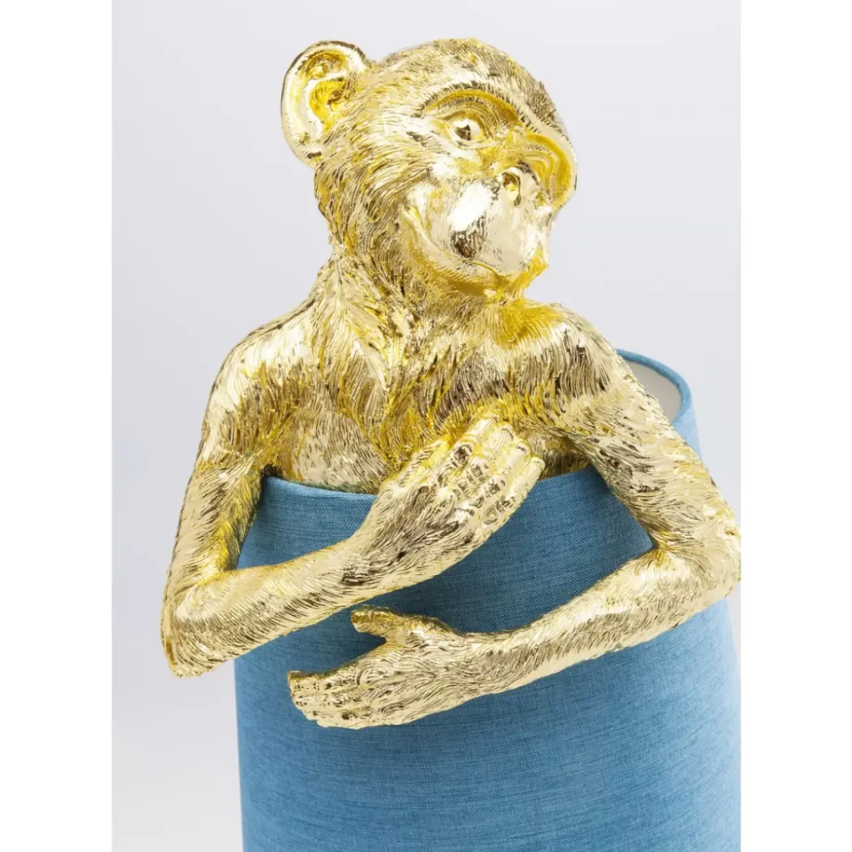 Tischleuchte Animal Monkey Gold Blau