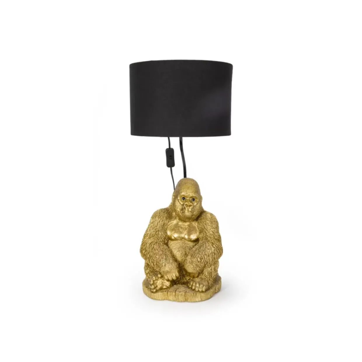 Tischleuchte Animal Monkey Gorilla Gold