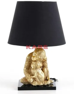 Tischleuchte Animal Monkey Love Hug Gold 50Cm