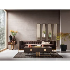 Tischleuchte Animal Monkey Braun Schwarz