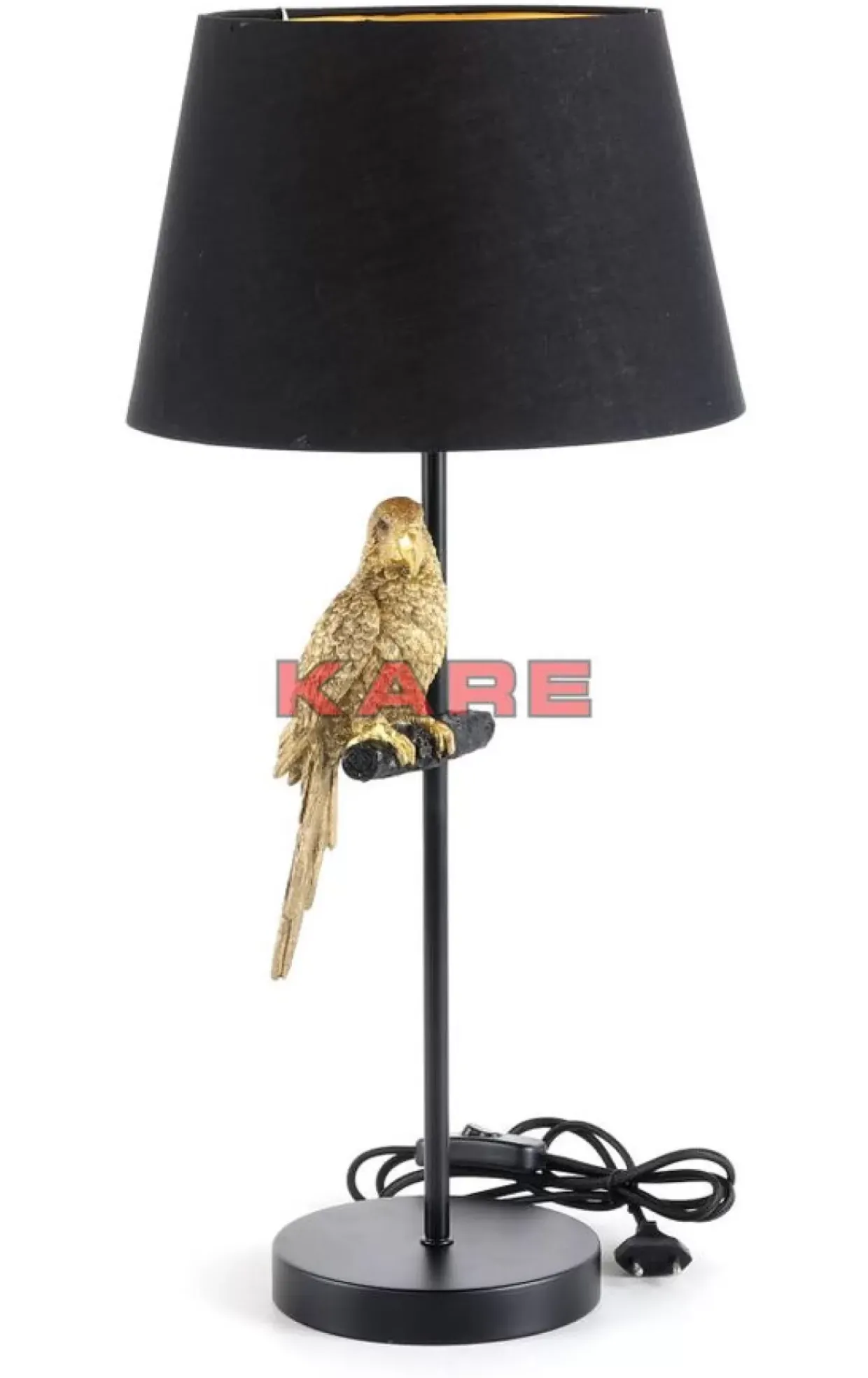 Tischleuchte Animal Parrot Gold 56Cm