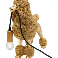 Tischleuchte Animal Poodle Gold 32Cm
