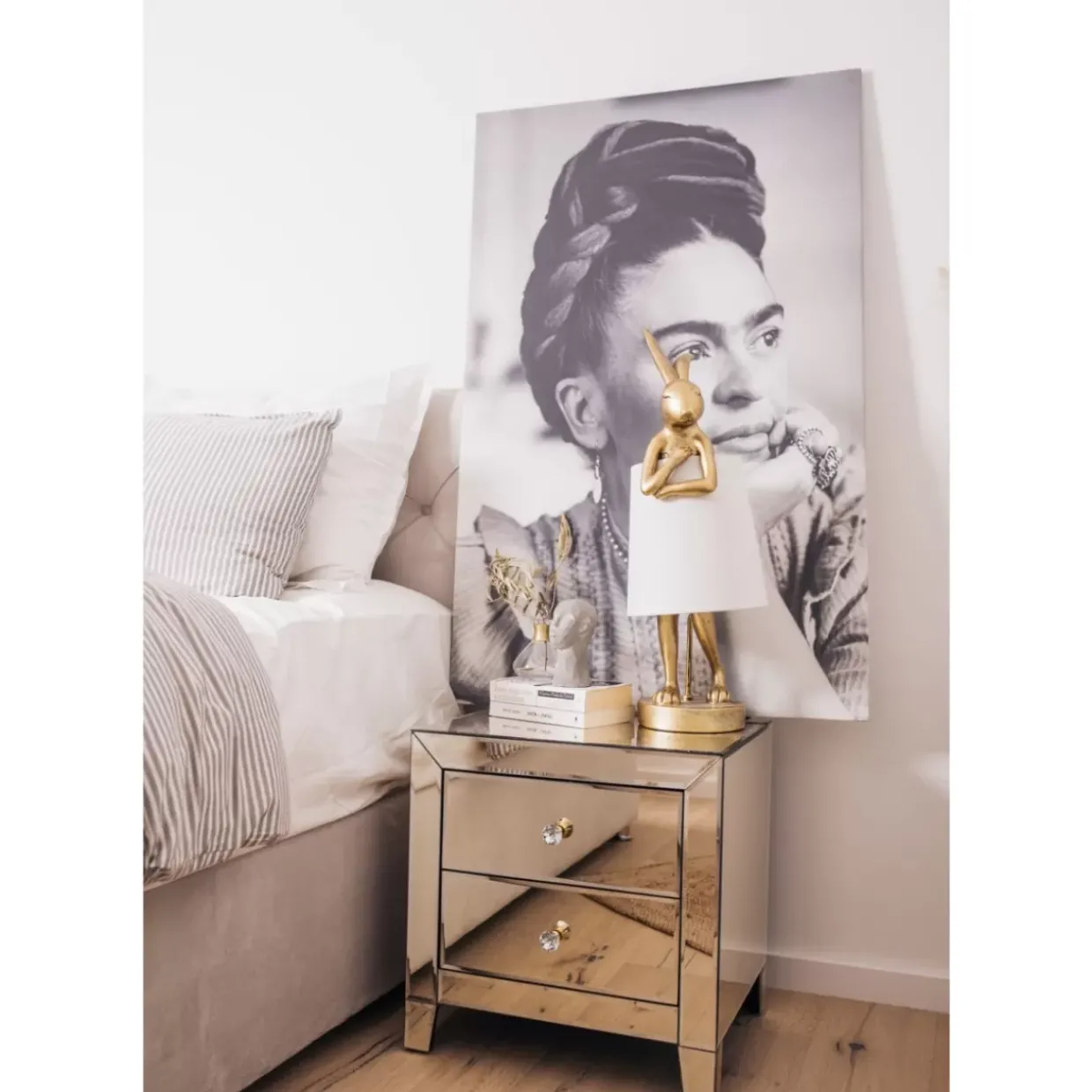 Tischleuchte Animal Rabbit Gold 68Cm