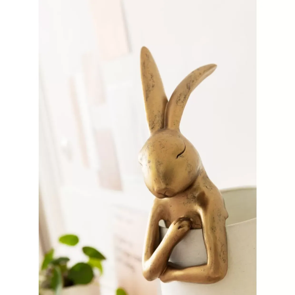 Tischleuchte Animal Rabbit Gold 68Cm