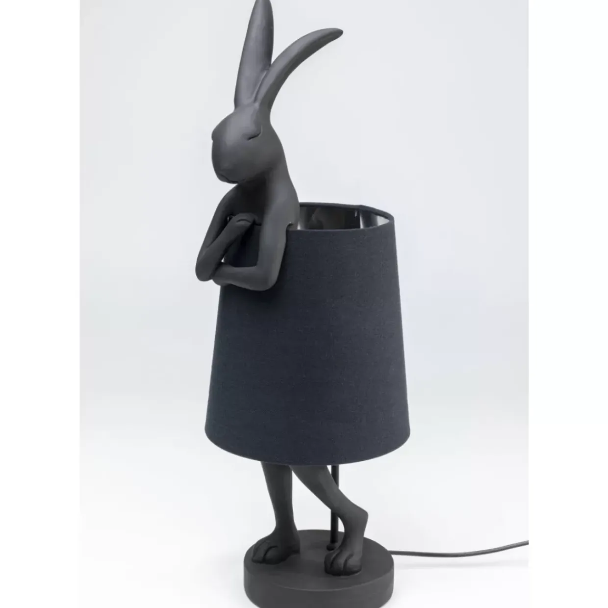 Tischleuchte Animal Rabbit Matt Schwarz 68Cm