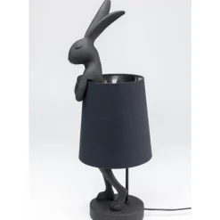 Tischleuchte Animal Rabbit Matt Schwarz 68Cm