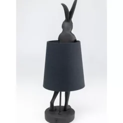 Tischleuchte Animal Rabbit Matt Schwarz 68Cm