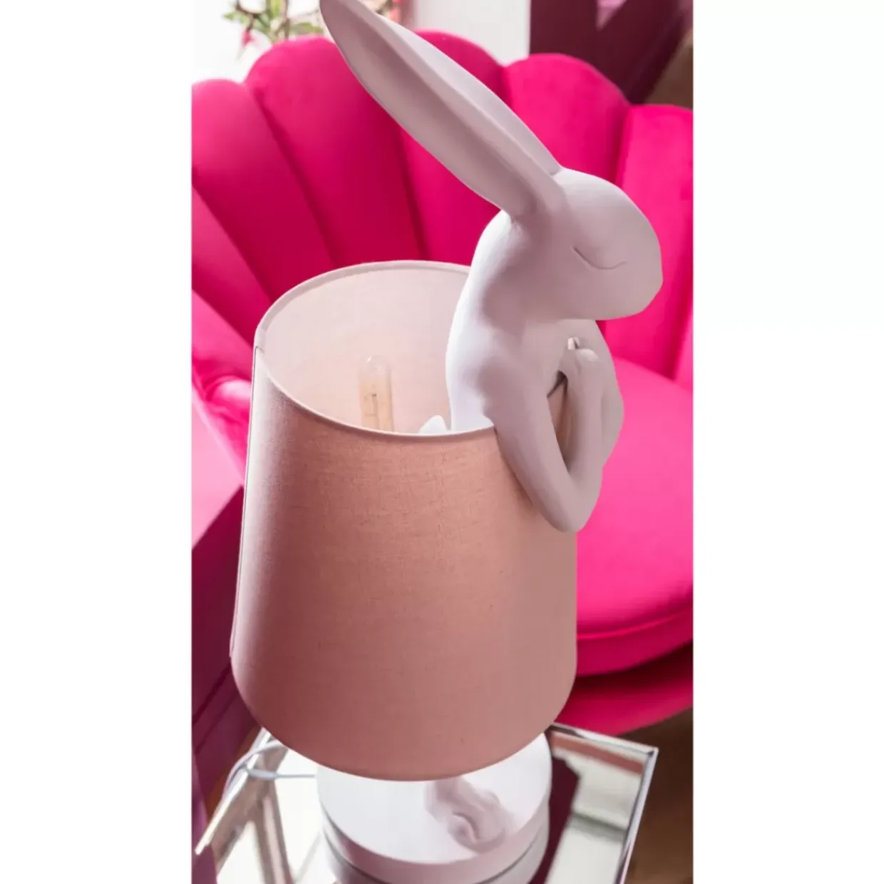 Tischleuchte Animal Rabbit Weis 68Cm